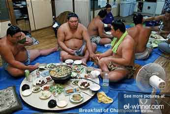 Sumo breakfast